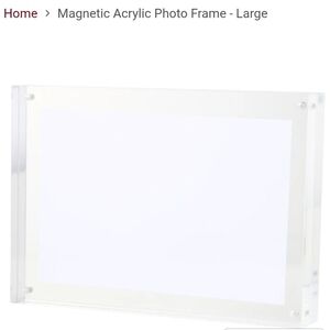 ❤️BUY 2 GET 1 FREE  Magnetic Acrylic Photo Frame - Large
